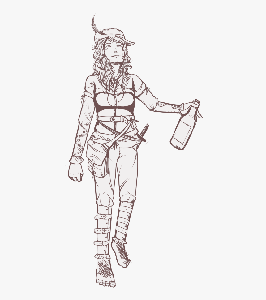 15 Hobo Drawing Depression For Free Download On Mbtskoudsalg - Fantasy Character Concept Sketch, HD Png Download