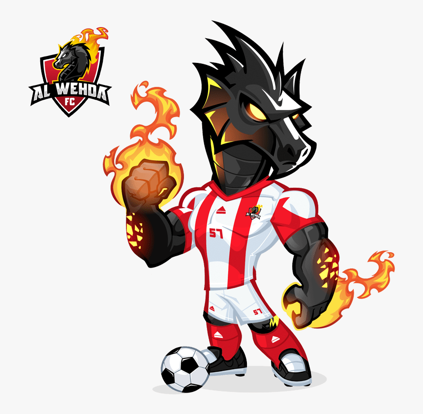 Al-wehda Mascot Design - ايقونة نادي الوحدة, HD Png Download