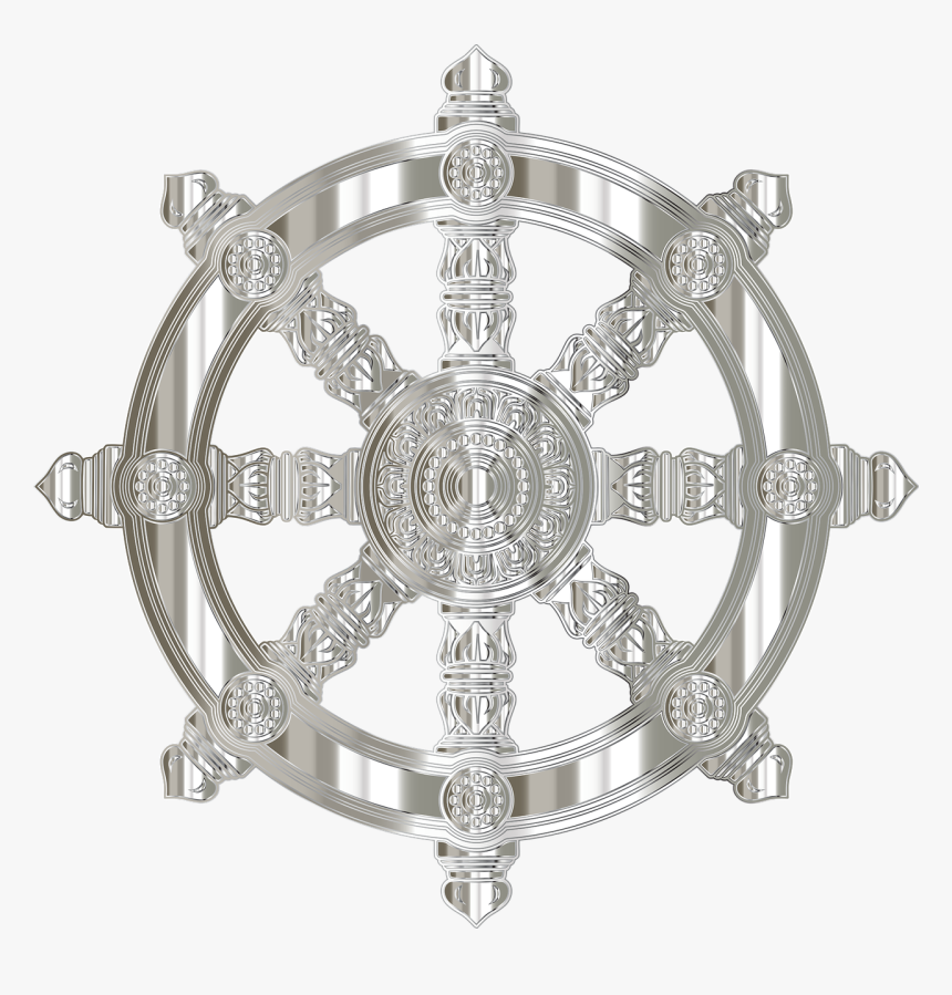 Silhouette Ship Wheel Clipart, HD Png Download