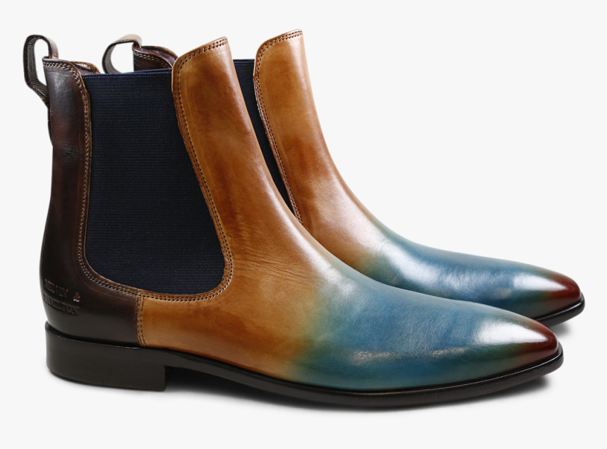 Ankle Boots Emma Tm/8 Crust Shade Orange Bluette Tan - Chelsea Boot, HD Png Download