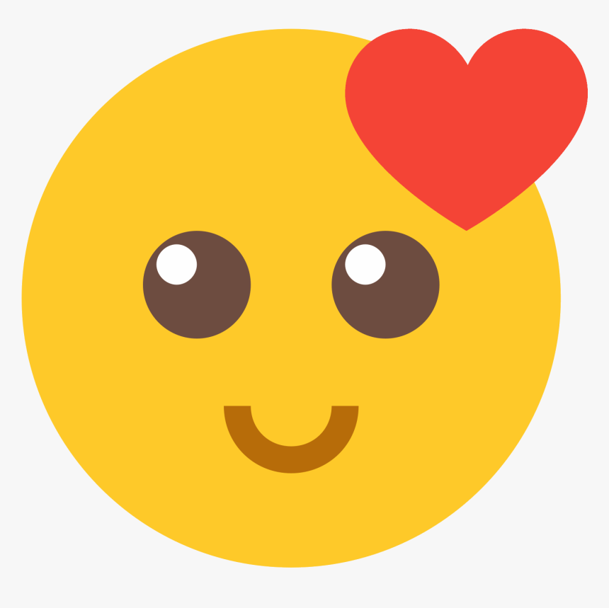 Smiling Face With Heart Icon - Cara Sonriente Icono Png, Transparent Png