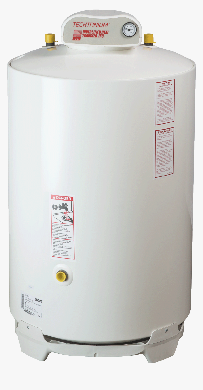 Techtanium Indirect Water Heater Dhtdht , Png Download - Refrigerator, Transparent Png