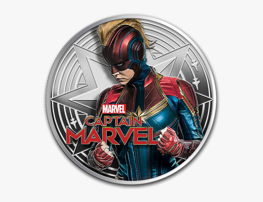Captain Marvel Silver Coin, HD Png Download