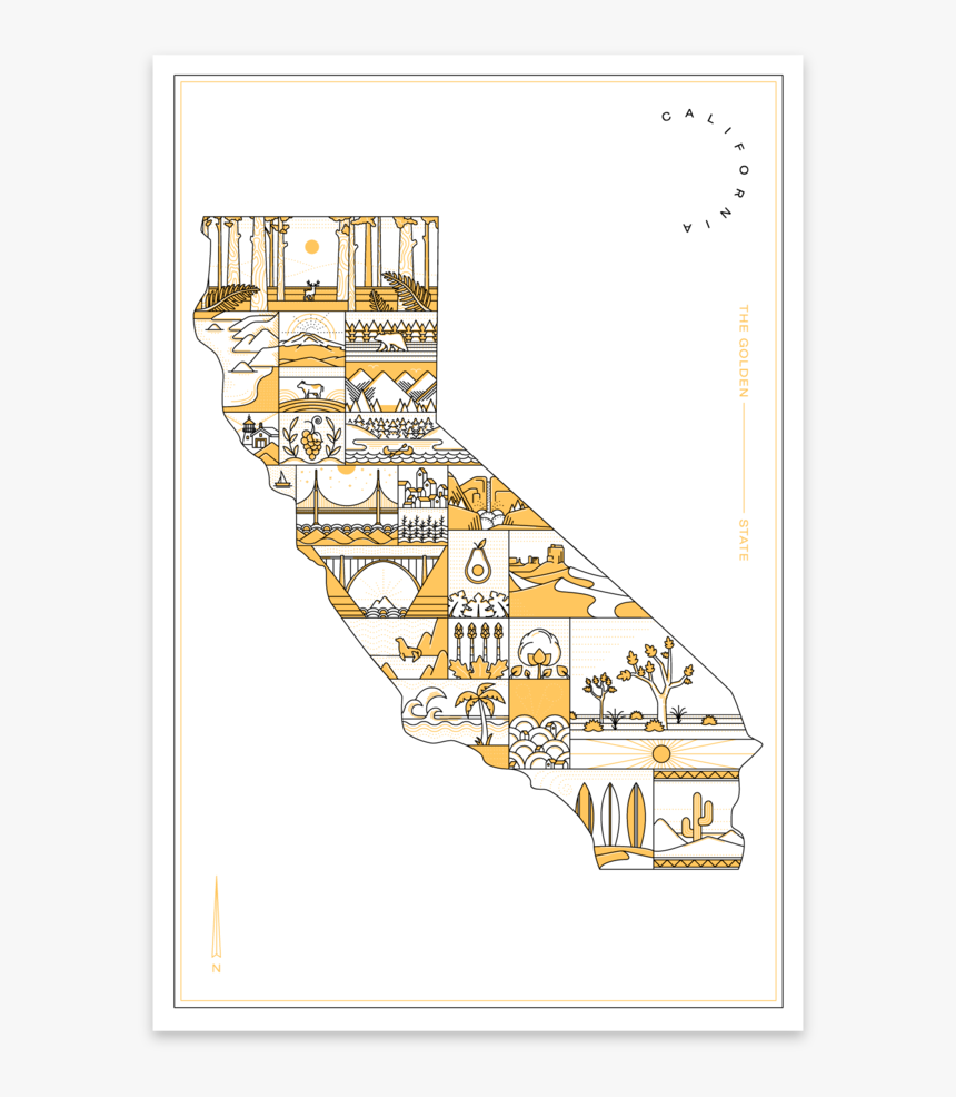 Rsd Prints California Letterpress - Plan, HD Png Download