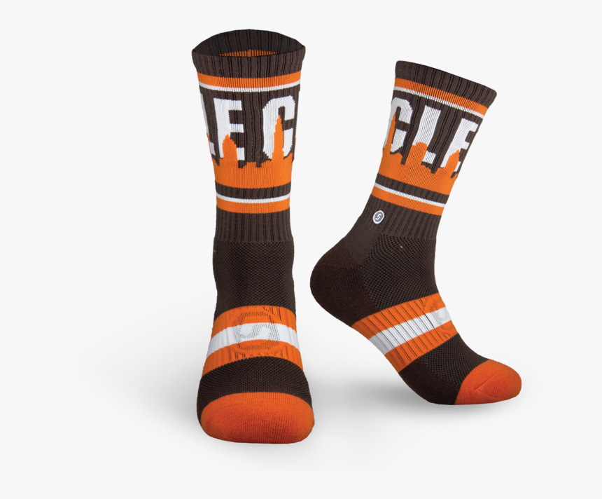 Cleveland Skyline Socks, HD Png Download