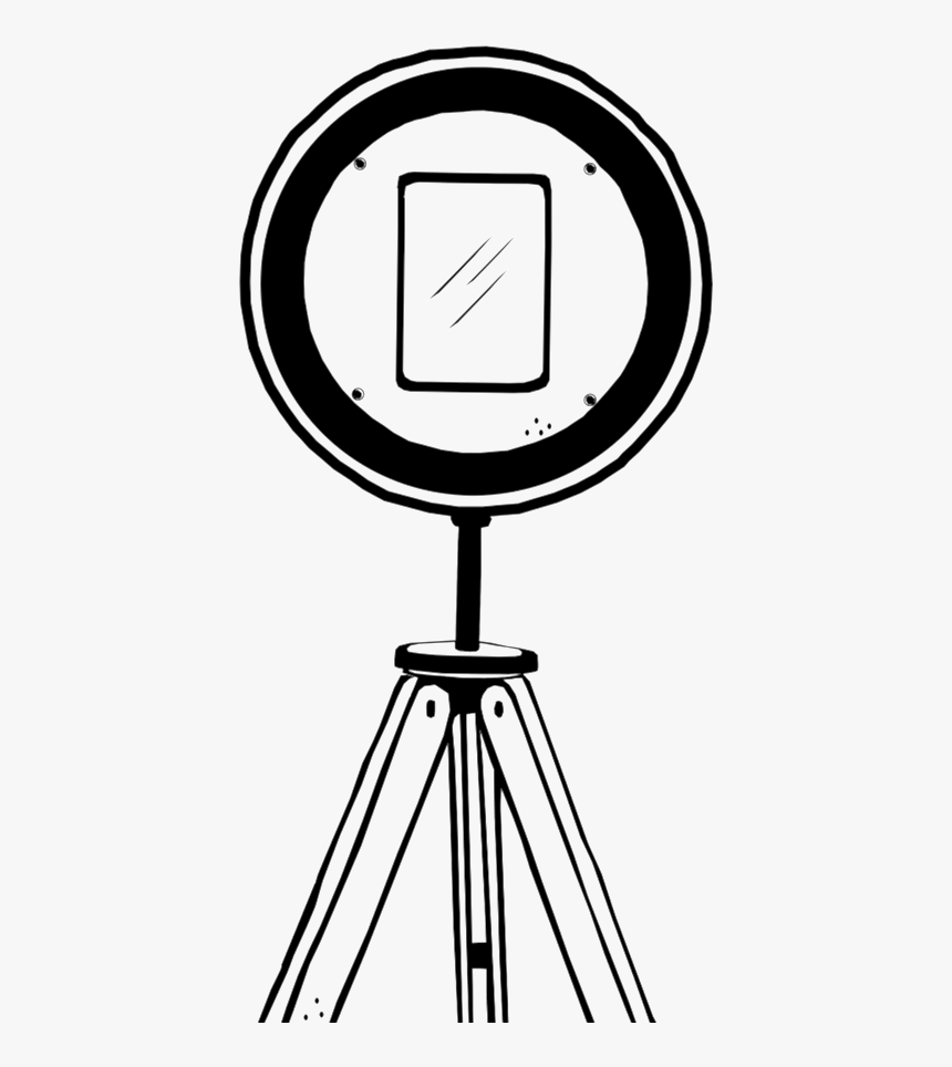 Outline Black Social - Circle, HD Png Download