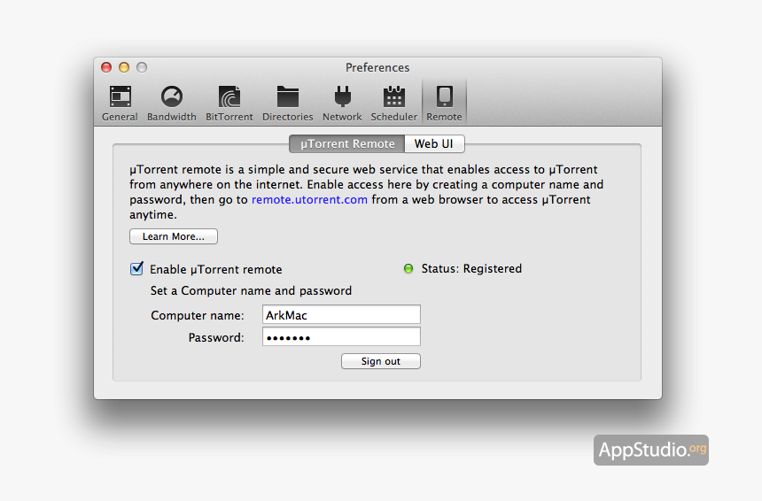 Utorrent Remote - Utorrent Mac Menu Preference, HD Png Download