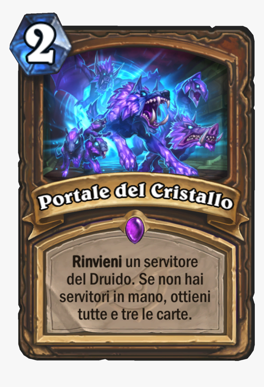 Crystalsongportal Itit - Hearthstone New Cards Descent Of Dragons, HD Png Download