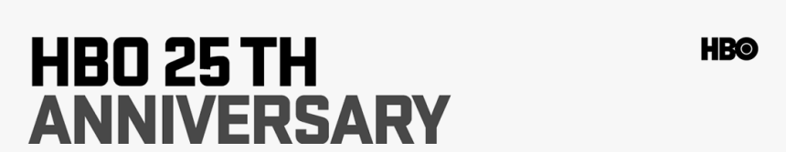 Hbo 25th Anniversary Logo, HD Png Download