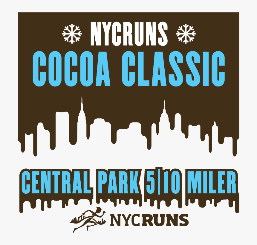 Nycruns Central Park Cocoa Classic 5 & 10 Miler - Poster, HD Png Download