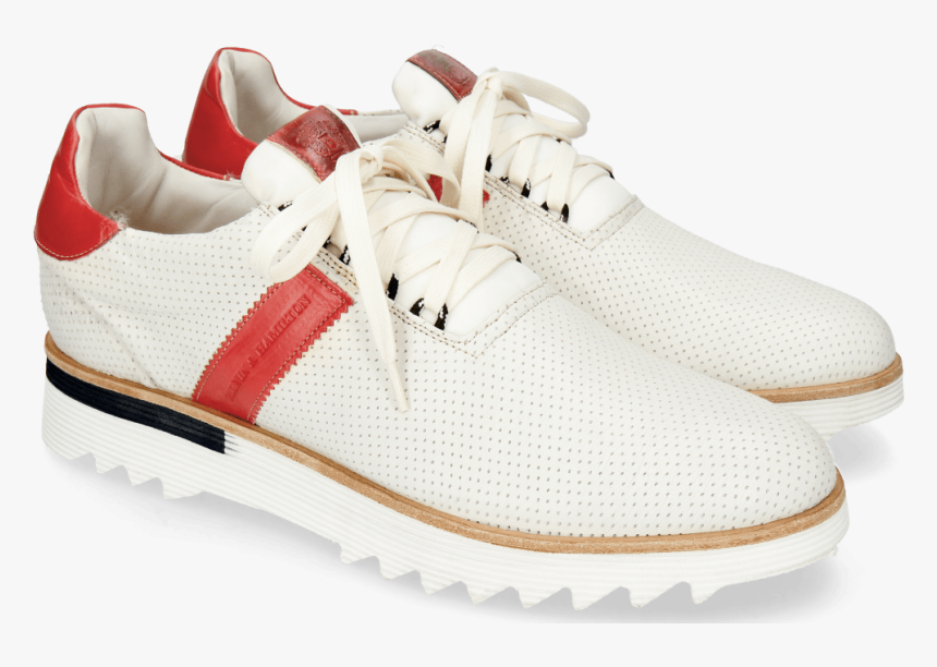 Sneakers Hank 1 Nappa Stretch Perfo White - Sneakers, HD Png Download