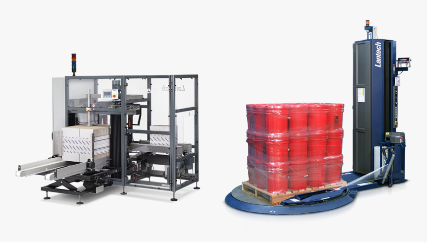 Lantech Case Equipment And Stretch Wrappers , Png Download - Lantech Machine, Transparent Png