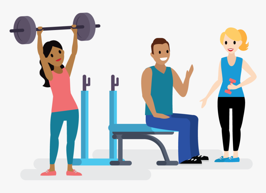 Salesforcelandians Lifting Weights Clipart , Png Download - Lifting Weights Clip, Transparent Png
