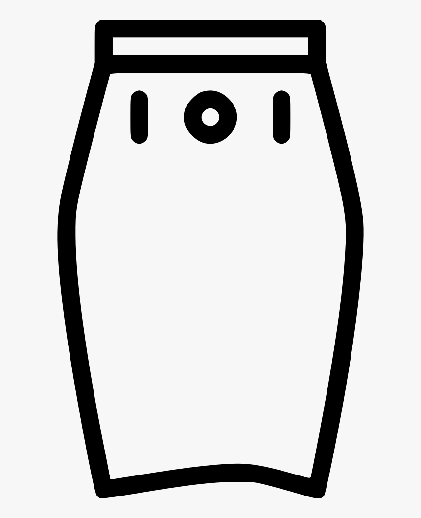 Skirt Women Clothes Fashion - Free Women Skirt Icon, HD Png Download