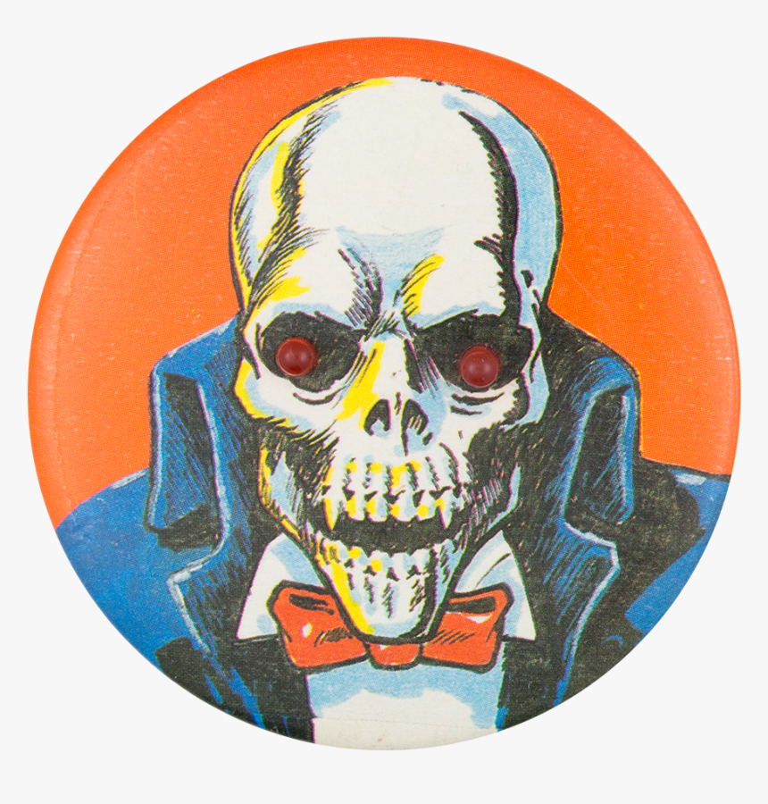 Skeleton In Bow Tie Art Button Museum, HD Png Download