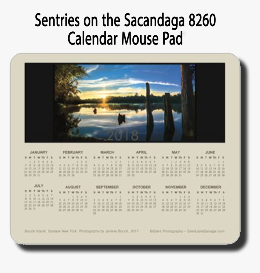 Sacandaga Sentry Calendar Mouse Pad For Product - Photo Caption, HD Png Download