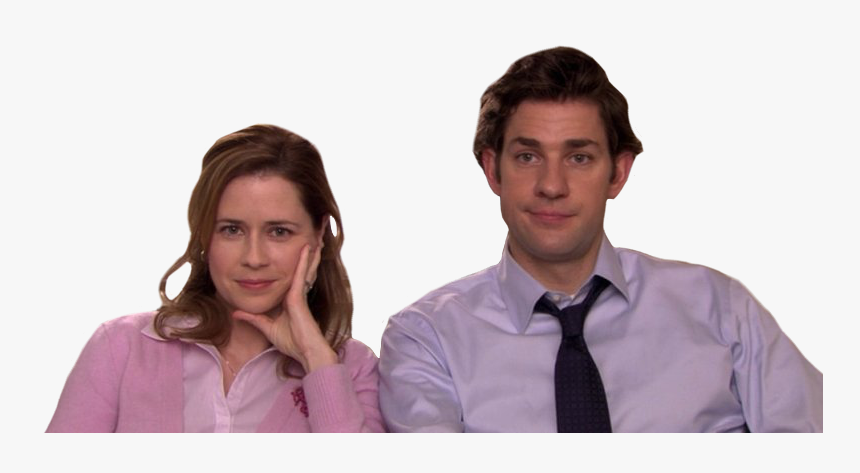 #pam #jim #theoffice #person #people #funny #show #tvshow - Jim And Pam, HD Png Download