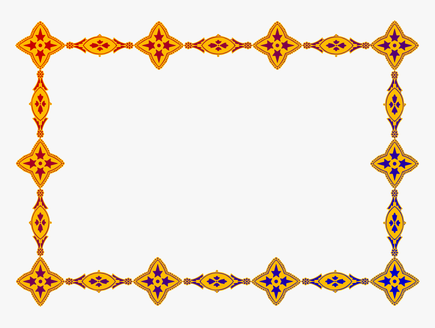 Frame Clipart Colour - Clip Art, HD Png Download