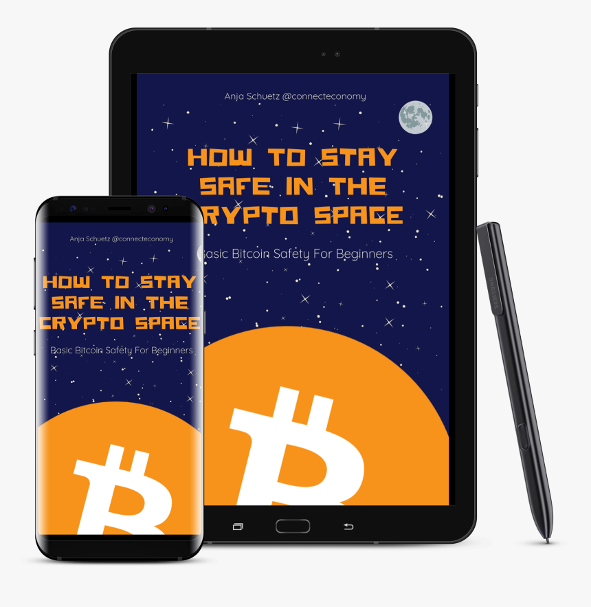 Ebook Bitcoin Safe Crypto Space - Mobile Phone, HD Png Download