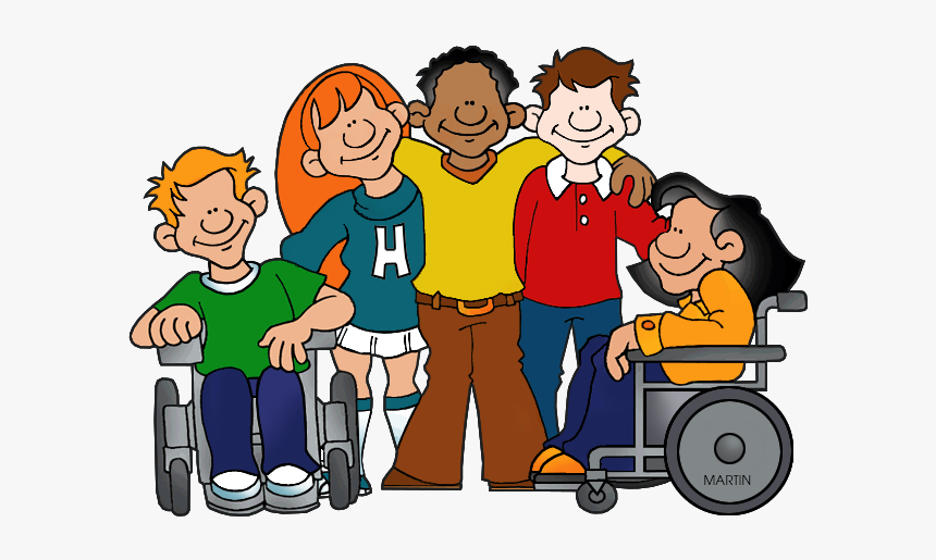Students At School Clipart Picture Freeuse Download - Clipart Phillip Martin Children, HD Png Download
