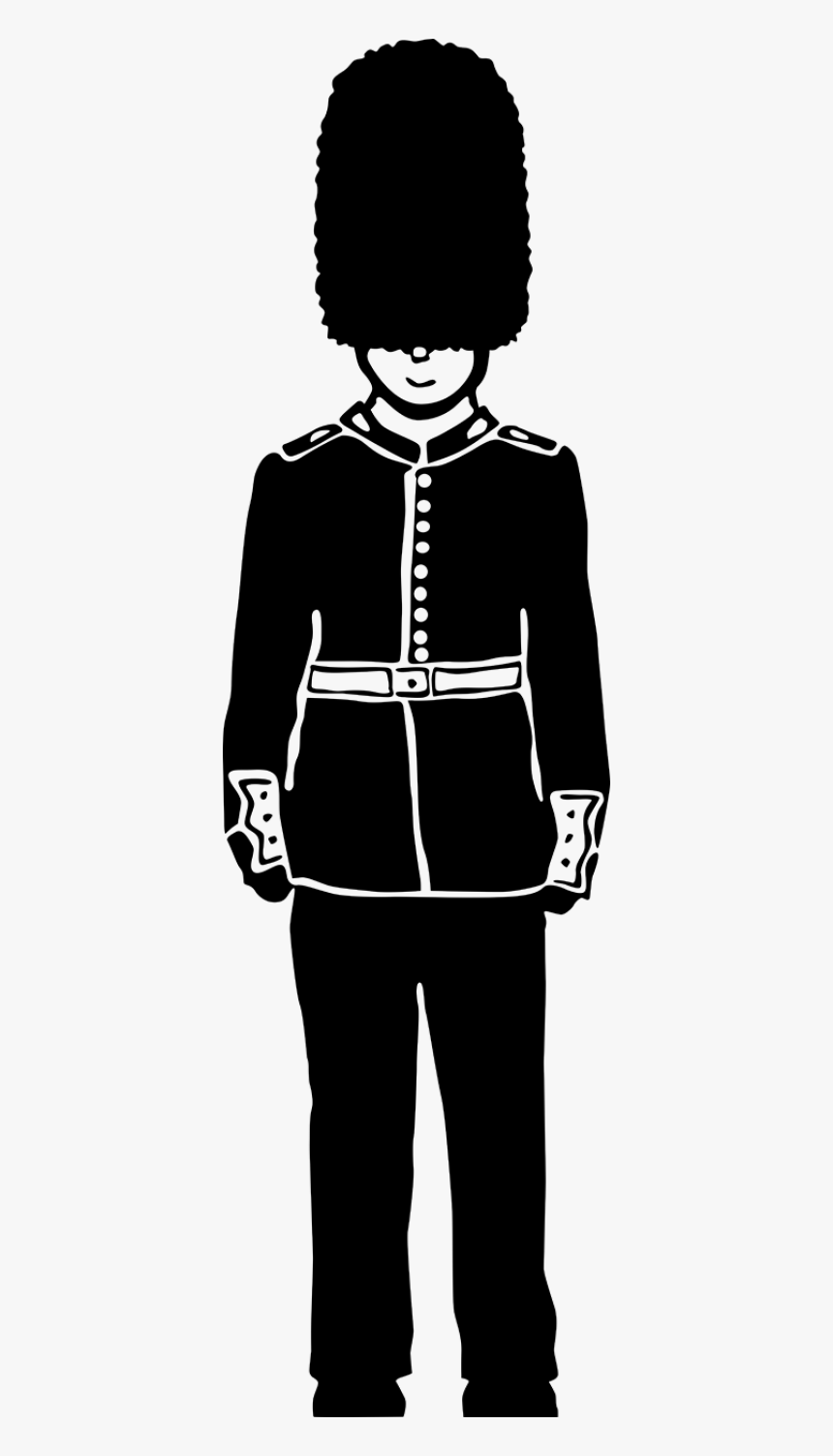 Queens Guard Silhouette, HD Png Download
