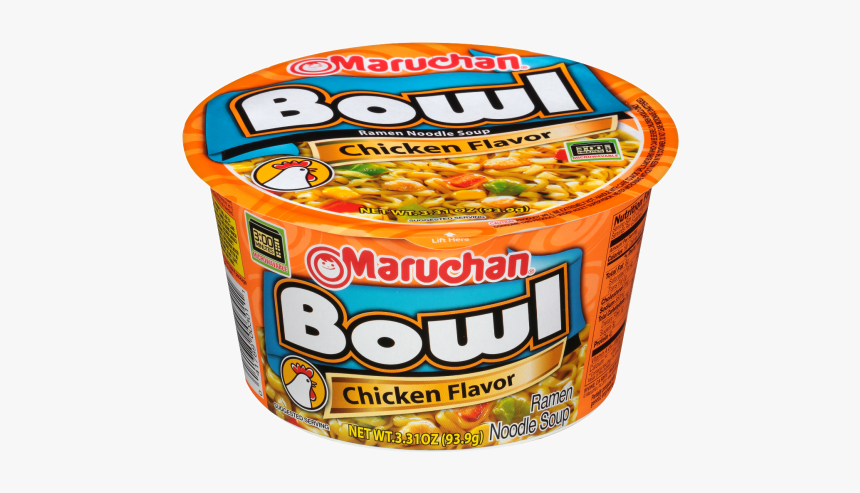Maruchan Chicken Noodle Bowl, - Maruchan Ramen Noodles Spicy, HD Png Download