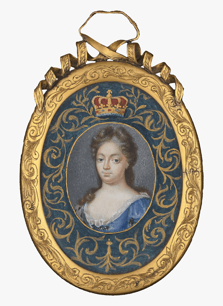 English School, Queen Mary Ii Wearing Blue Dress With - Circle, HD Png Download