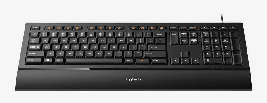 Illuminated Keyboard K740 - Logitech K740 Nordic, HD Png Download
