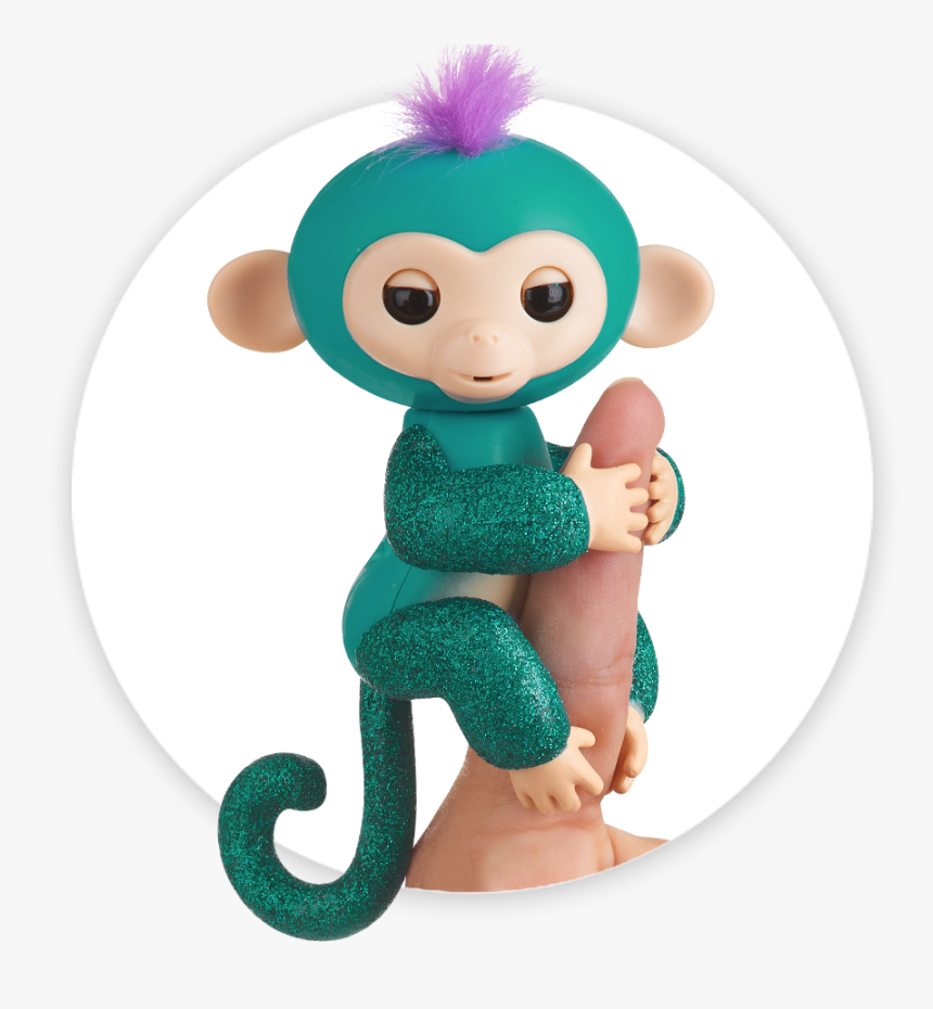 Fingerlings Monkey Glitter Quincy - Fingerlings Monkey Glitter, HD Png Download