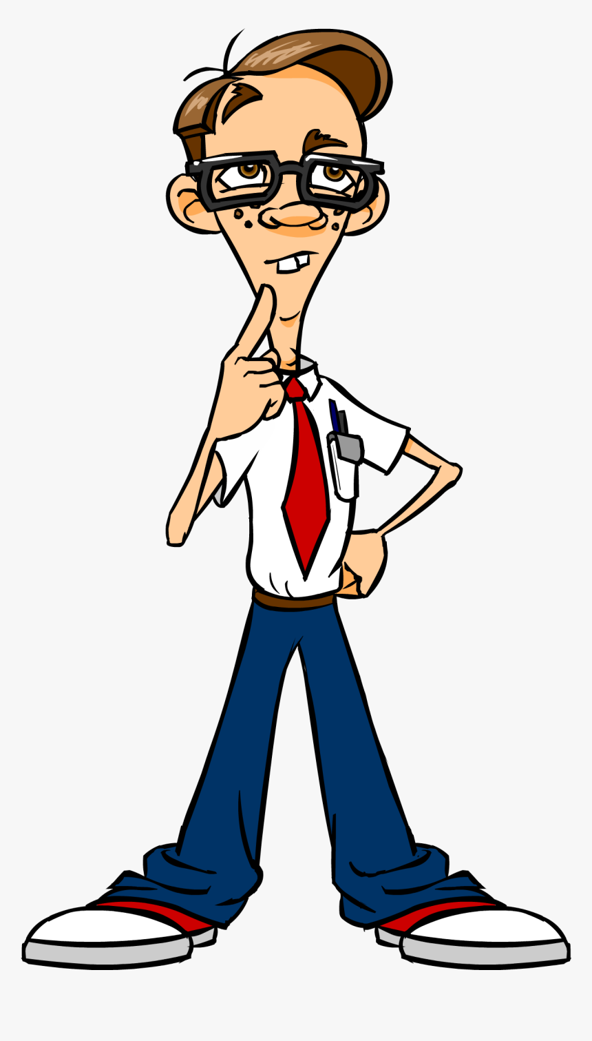 Ryan Thinking Over The Idea - Nerd Png, Transparent Png