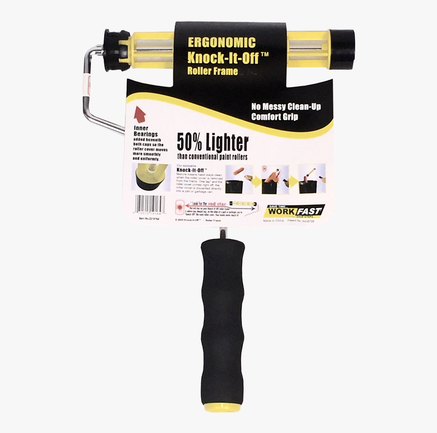 9” Pro Cage Frame - Paint Roller, HD Png Download