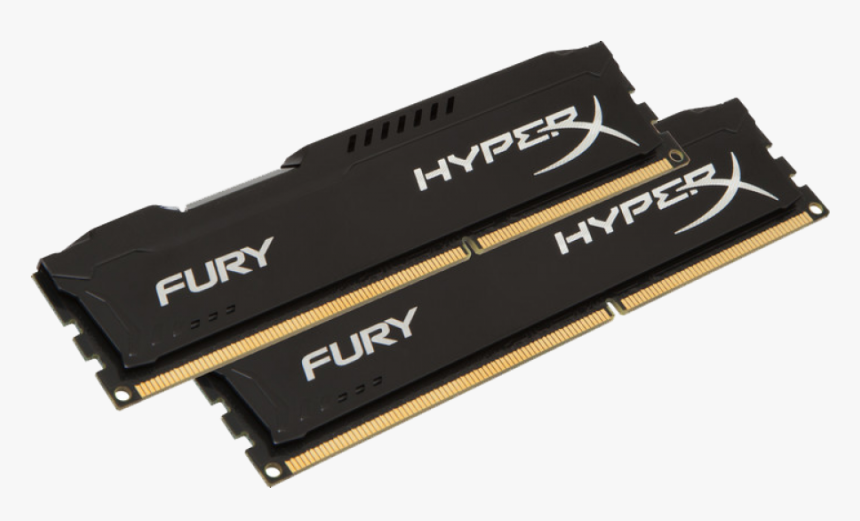 Hyperx Fury Black 16gb, Ddr4, 2400mhz , Cl15, - Random-access Memory, HD Png Download