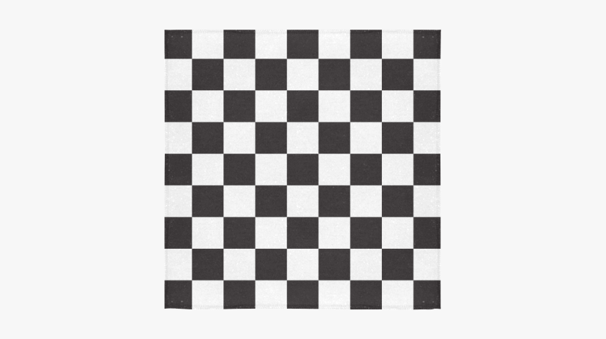 Checkerboard Black And White Squares Square Towel 13“x13” - Shirt Chess Board, HD Png Download