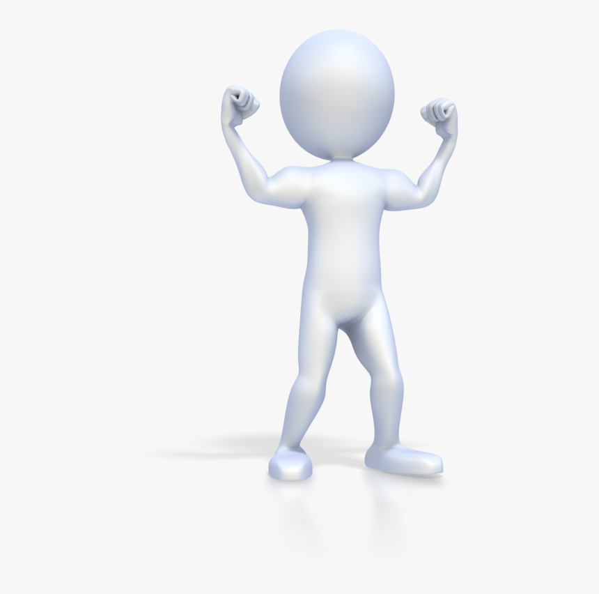 Flexing Figure - Strong Stick Figure Transparent, HD Png Download