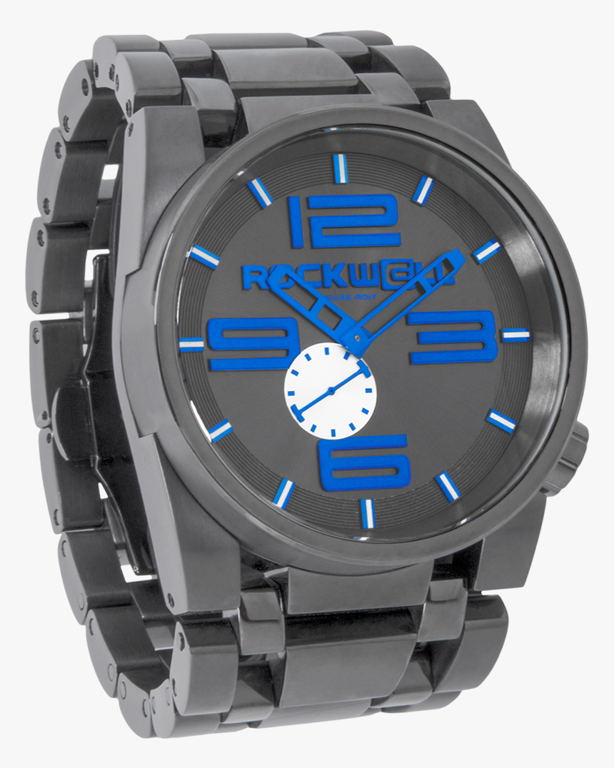 50mm Gunmetal Blue Watch - Rockwell Watches 50mm, HD Png Download