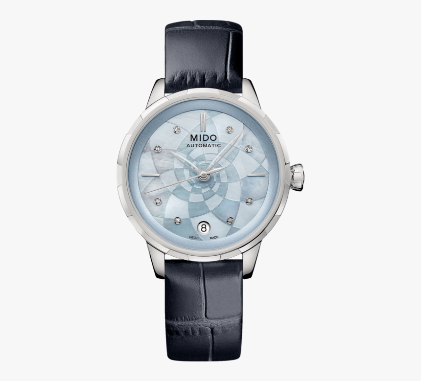 Mido - Rainflower M043 - 207 - 16 - 131 - 00 - Front - Hamilton Automatic Gmt Watch, HD Png Download