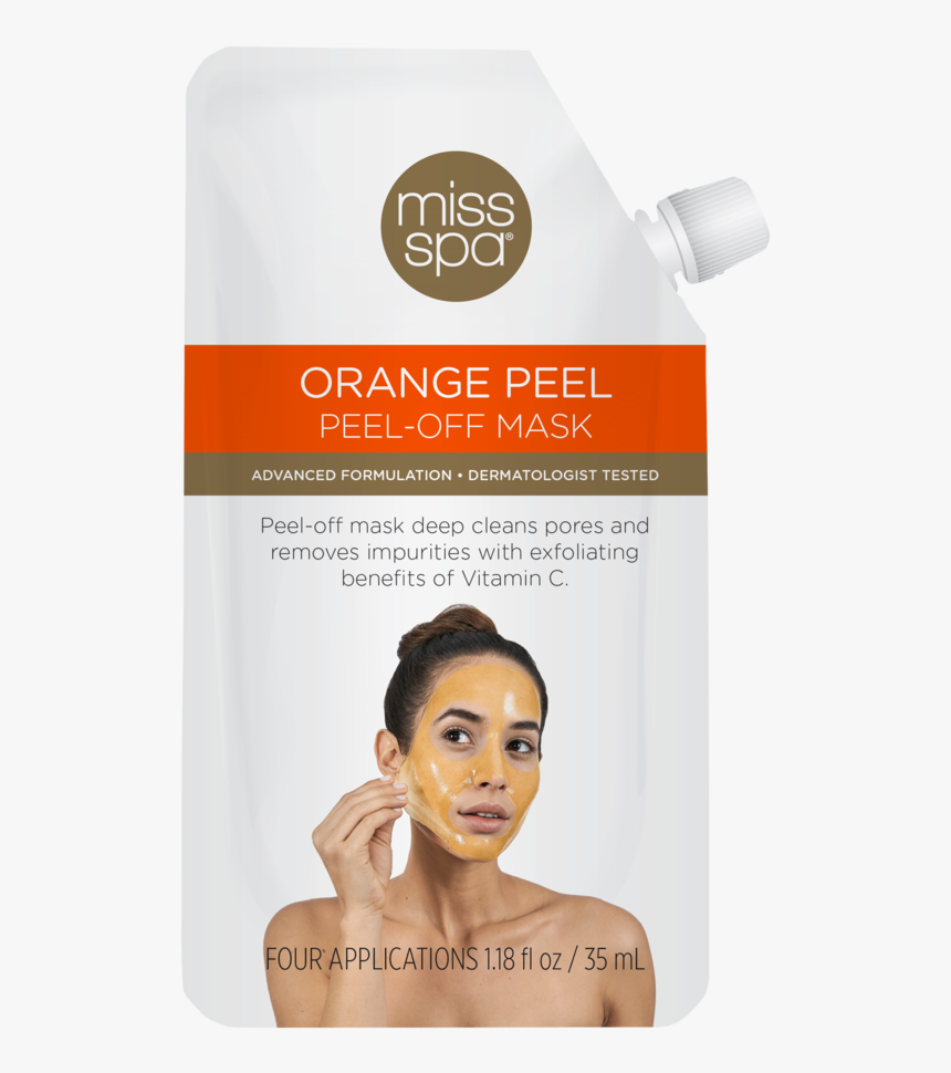 Orange Peel Peel-off Mask - Miss Spa, HD Png Download