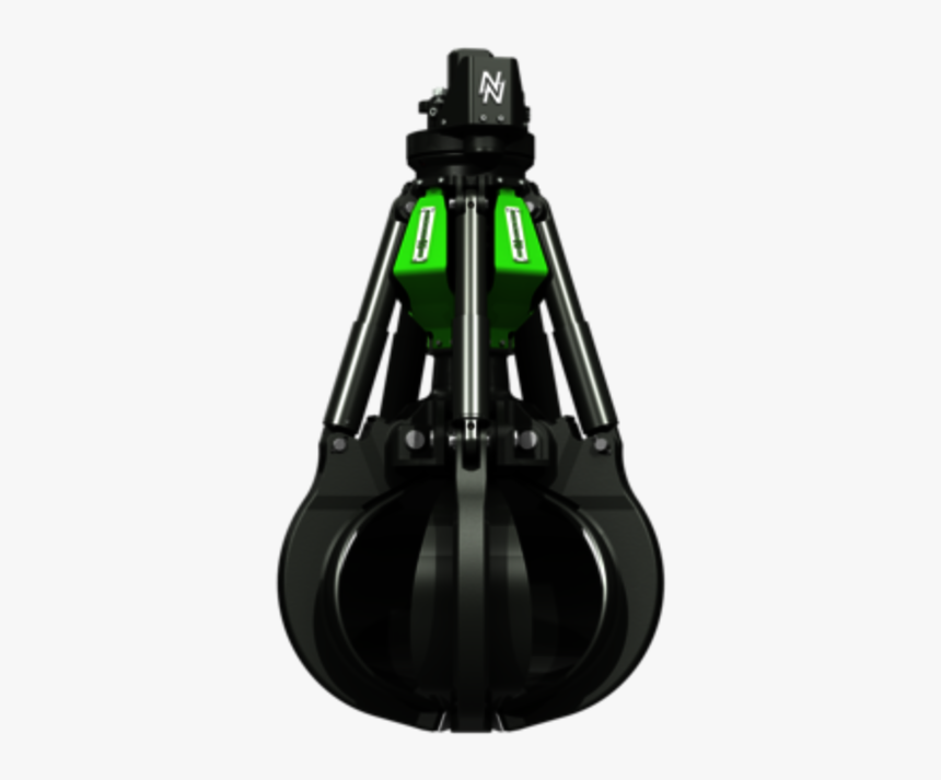 Sennebogen Orange Peel Grab For Handling Scrap 4 Shells - Glass Bottle, HD Png Download