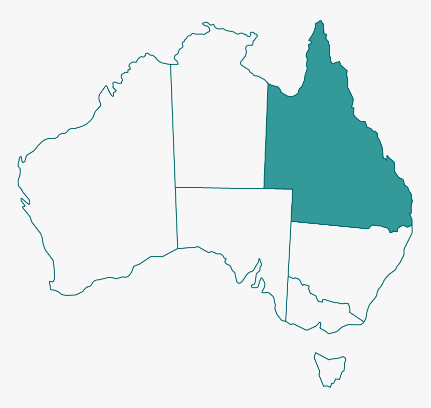 Available In Qld Only - Australia Map, HD Png Download