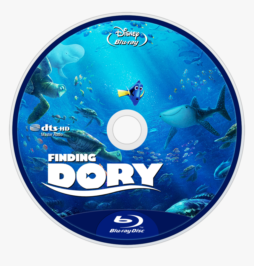 Image Id - - Finding Dory Blu Ray Disc Cover, HD Png Download
