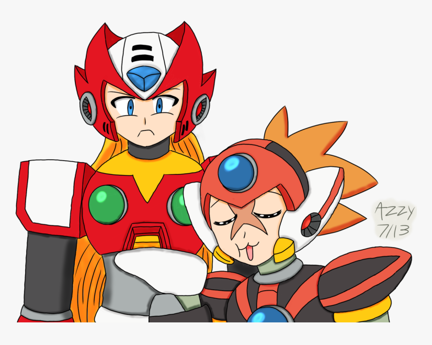 Axl Goofing Around With A 100% Done Zero - Cartoon, HD Png Download