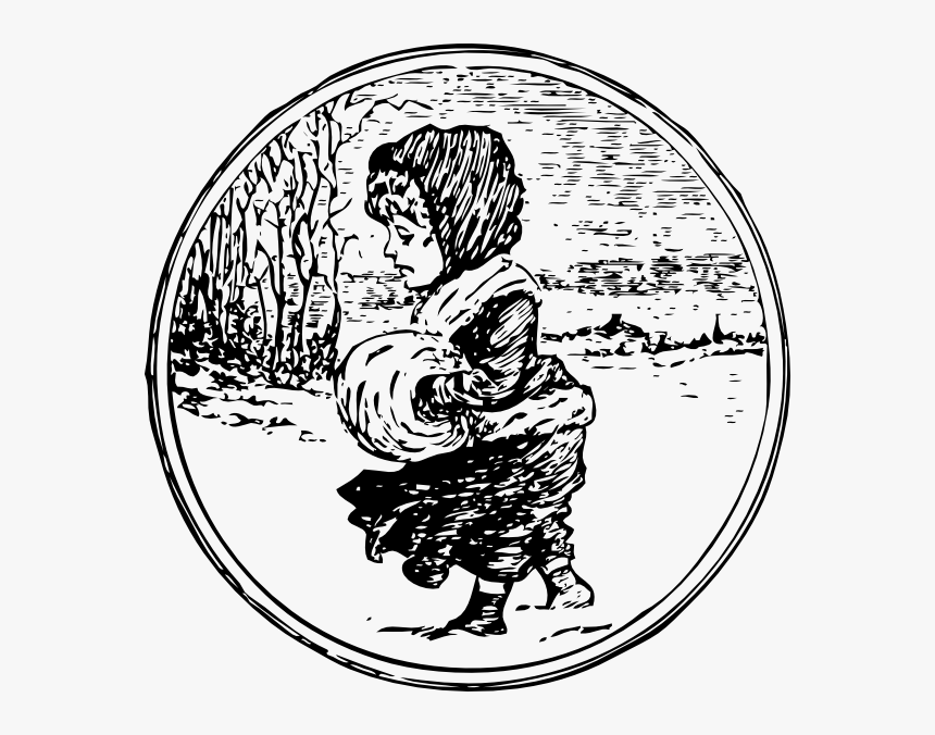 Sad Girl Clip Art, HD Png Download