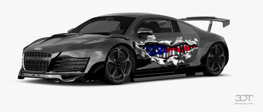 Audi R8 Coupe 2007 Tuning - 3d Tuning, HD Png Download