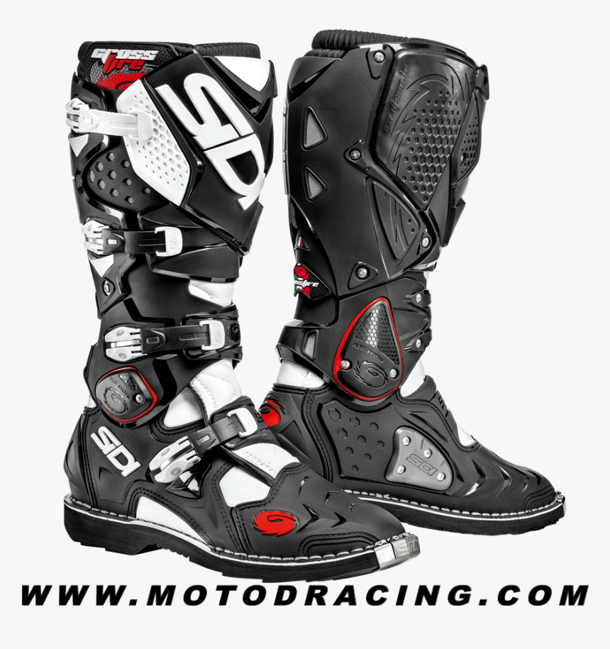 Sidi Crossfire 2 Ta Boots Black / White - Sidi Crossfire 2 Black White, HD Png Download