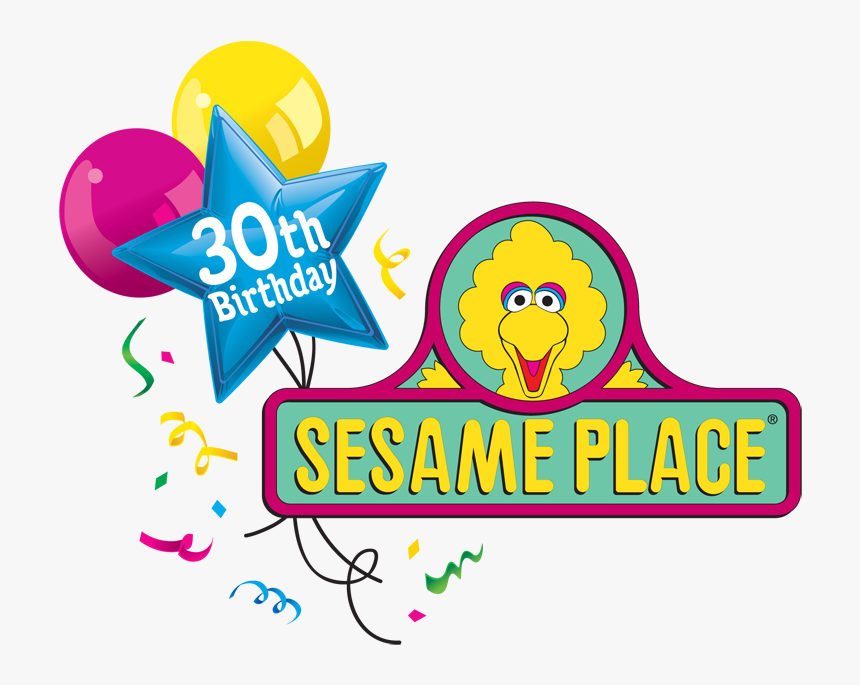 Sesame Place 30th Birthday, HD Png Download