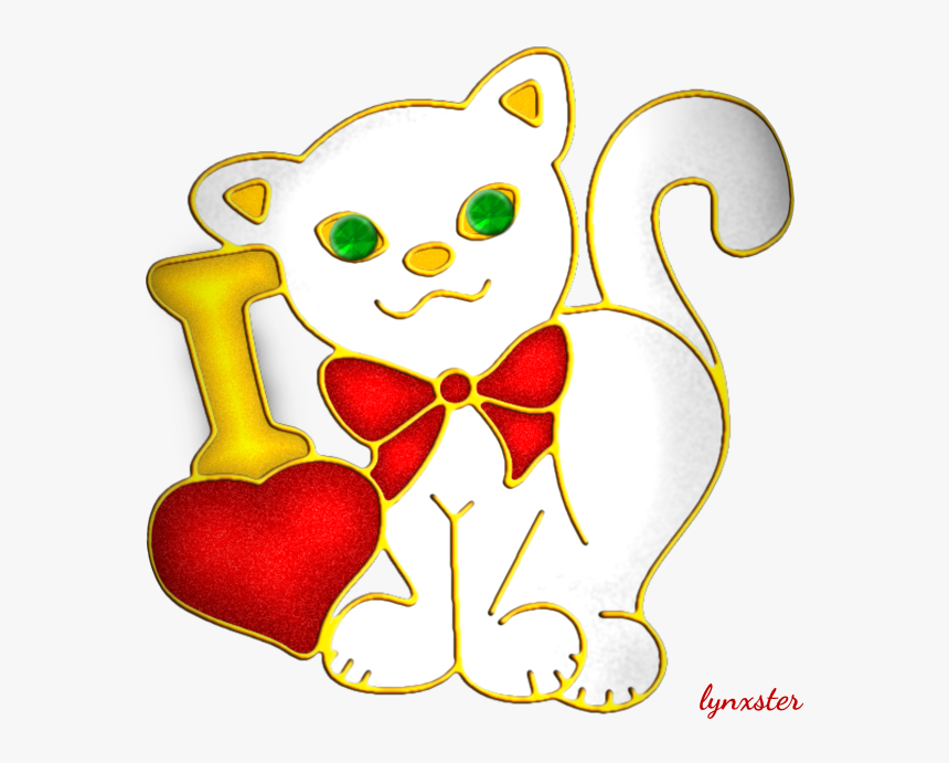 71 Iluvcats - Cartoon, HD Png Download