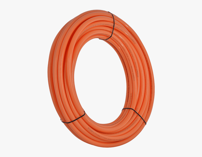 Thin Orange Plastic Plumbing Line In Wall, HD Png Download