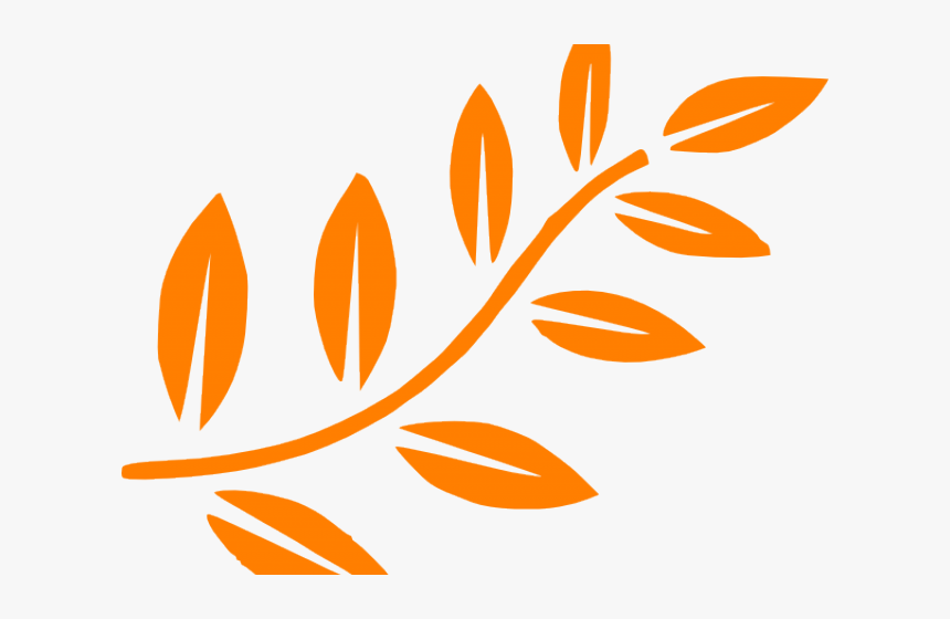 Transparent Orange Leaf Png - Green Leaves Clipart Png, Png Download