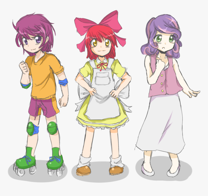 Cutie Mark Crusaders - Human Cutie Mark Crusaders, HD Png Download