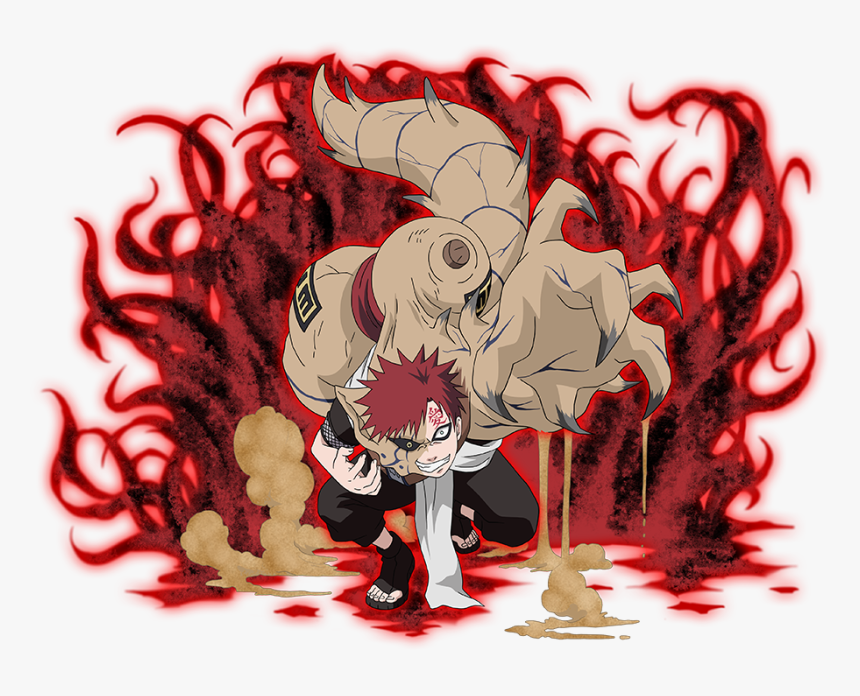 Gaara Shukaku, HD Png Download